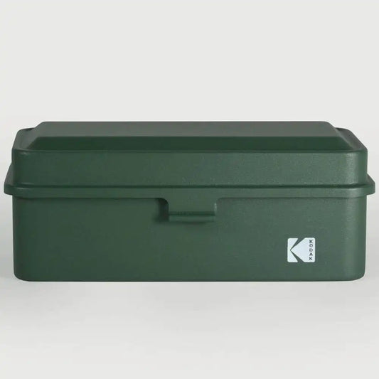 KODAK 120/135 Film Case - for 8 Rolls of 120 Films / 10 Rolls of 35mm Films - Retro Steel Case to Sort & Safeguard Film (Olive) (Film is not Included)