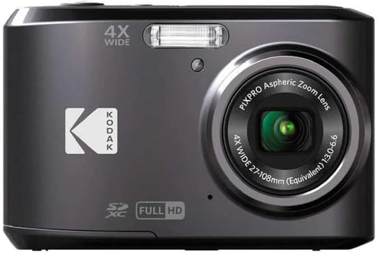 Kodak PIXPRO Friendly Zoom FZ43-BK 16MP Digital Camera with 4X Optical Zoom and 2.7" LCD Screen (Black)