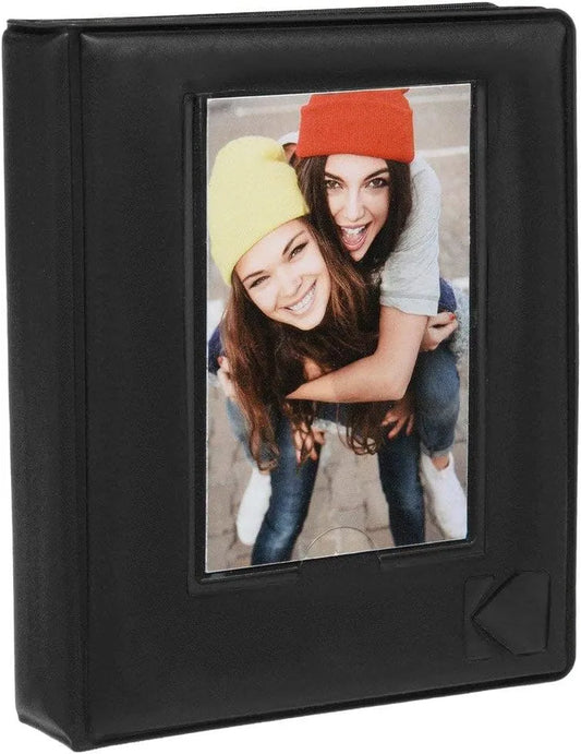 KODAK 2"x3" Premium Zink Photo Paper (50 Sheets) + Colorful Square Hanging Photo Frames + Photo Album (Compatible Printomatic)