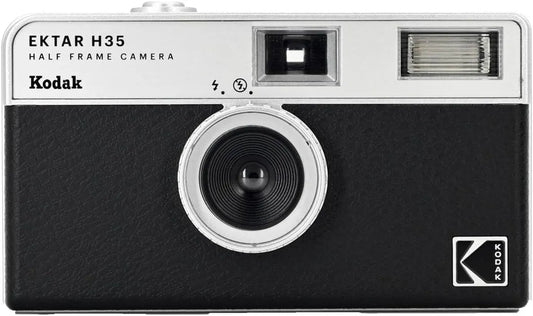 Kodak EKTAR H35 Half Frame Film Camera, Black with Start Shooting Kit