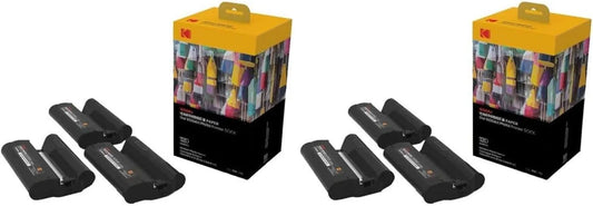 KODAK Dock Plus & Dock Photo Printer Cartridge PHC-120 - Cartridge Refill & Photo Sheets - 240 Pack,Black