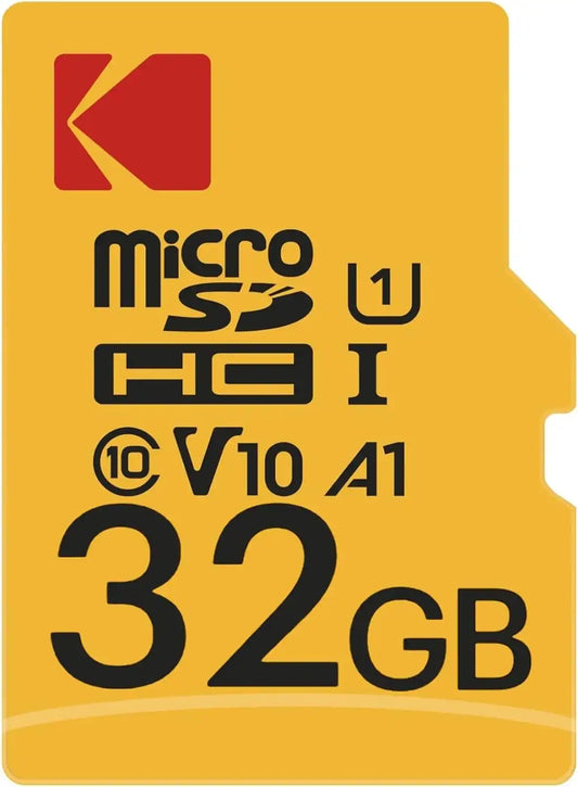 Kodak 32GB Class 10 UHS-I U1 MicroSDHC Card with Adapter 10x Write Speed