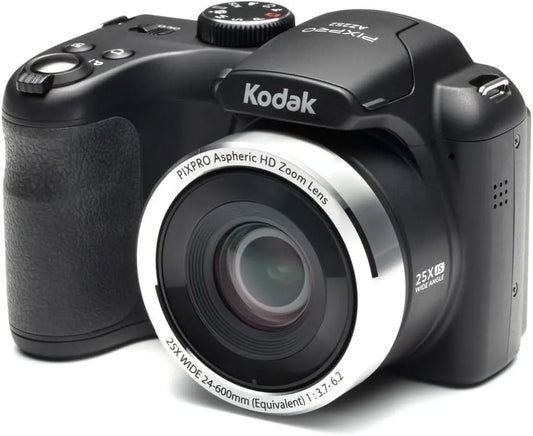 KODAK PIXPRO Astro Zoom AZ252-BK 16MP Point & Shoot Digital Camera with25X Optical Zoom and 3” LCD (Black)