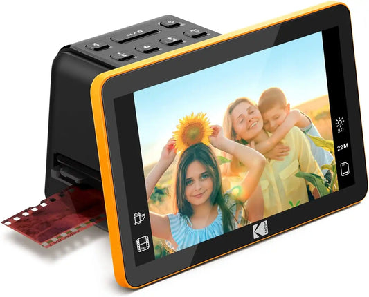 KODAK Slide N Scan Max Film Scanner, Slide Scanner, Black/Yellow