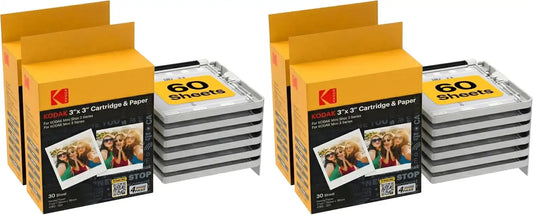 KODAK 4PASS 3x3” Cartridge Refill, 120 Sheets, Mini 3 & Mini Shot 3