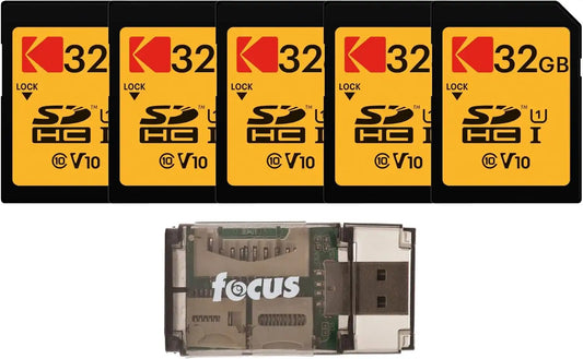 Kodak 32GB SDHC Memory Card Bundle