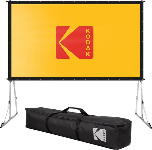 KODAK Outdoor Projector Screen 150-Inch, Fast Fold with Stand