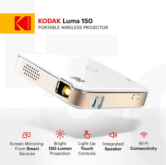 KODAK Luma 150 Mini Projector with Battery & Soft Case