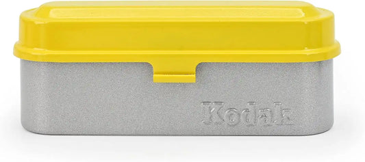 KODAK Film Case - for 5 Rolls of 35mm Films - Compact, Retro Steel Case to Sort and Safeguard Film Rolls (Blue) (Film is not Included)