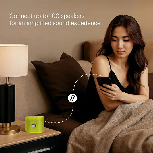 KODAK SOUNDBRIX Magnetic Splittable Bluetooth Speaker Wireless Portable Bluetooth Speaker with 4 Speaker Pairing Sound and 5H Playtime Water Resistant for Home Outdoor for Men Women