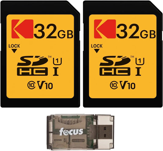 Kodak 32GB SDHC Memory Card Bundle