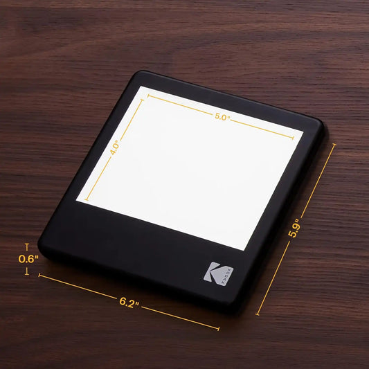 KODAK RODLLP5X4 Light Box, Tracing Light Box, Slide Viewer, White, 5"x4"