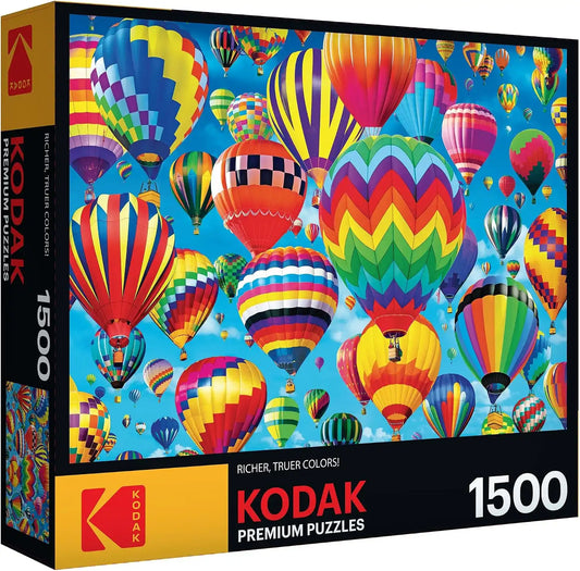 RoseArt Kodak Premium Balloons in Flight 1500 Piece Jigsaw Puzzle