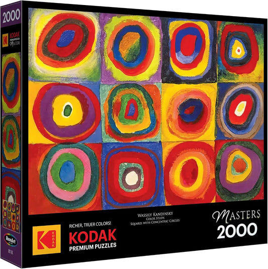 RoseArt Kodak Masters Color Study 2000 Piece Jigsaw Puzzle
