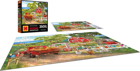 RoseArt - Kodak Premium - Farm Stand - 350 Piece Jigsaw Puzzle for Adults
