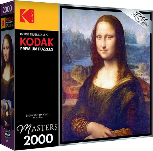 RoseArt Kodak Premium Masters Mona Lisa 2000 Piece Jigsaw Puzzle