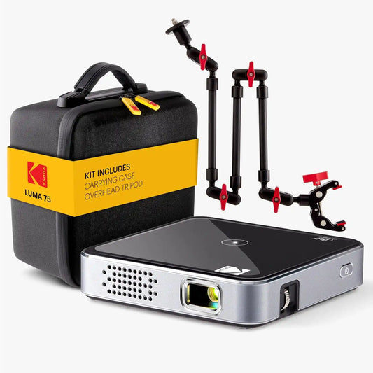 KODAK Luma 75 Kit 3 Pocket Projector, Art Projector for Tracing, Black