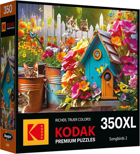 RoseArt Kodak Premium Songbirds 2 350 Piece Jigsaw Puzzle for Adults