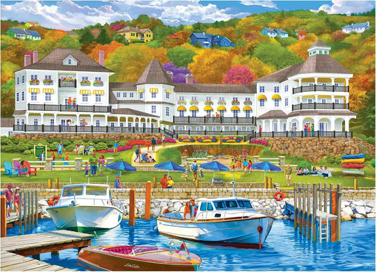 RoseArt Kodak Premium Lake Resort 1000 Piece Jigsaw Puzzle for Adults