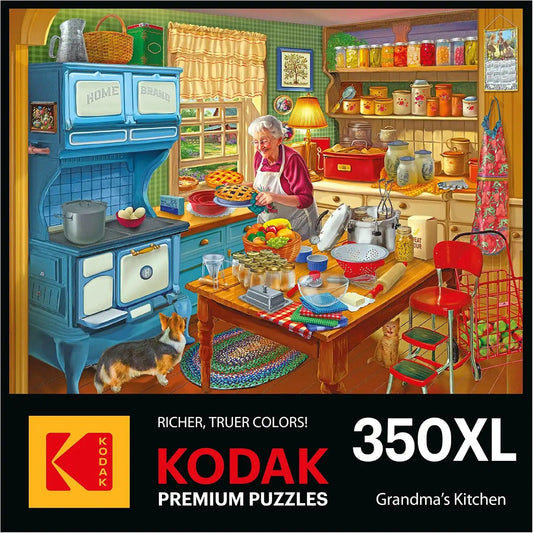 RoseArt Kodak Premium Grandma's Kitchen 350 Piece Jigsaw Puzzle for Adults