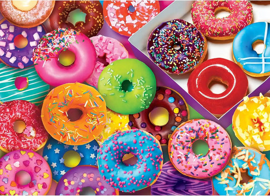 RoseArt - Kodak- I Love Donuts - 20" x 27" 1,000 Piece Jigsaw Puzzle for Adults