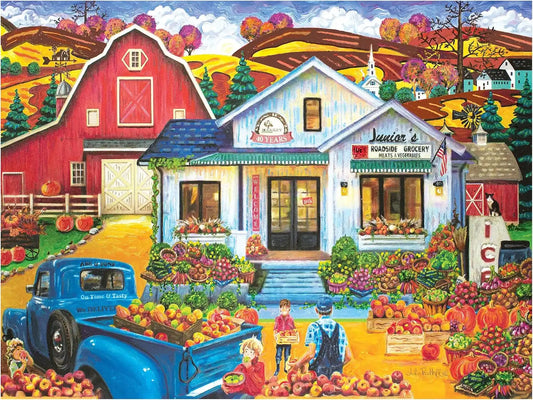 RoseArt Kodak Premium Junior's Farmer's Market 350 Piece Jigsaw Puzzle