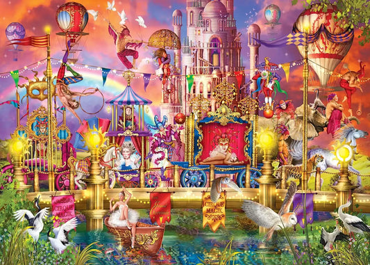 RoseArt - Kodak Premium - Magic Circus Parade - 3000 Piece Jigsaw Puzzle for Adults