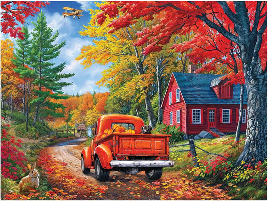 RoseArt Kodak Premium Maine Road 350 Piece Jigsaw Puzzle
