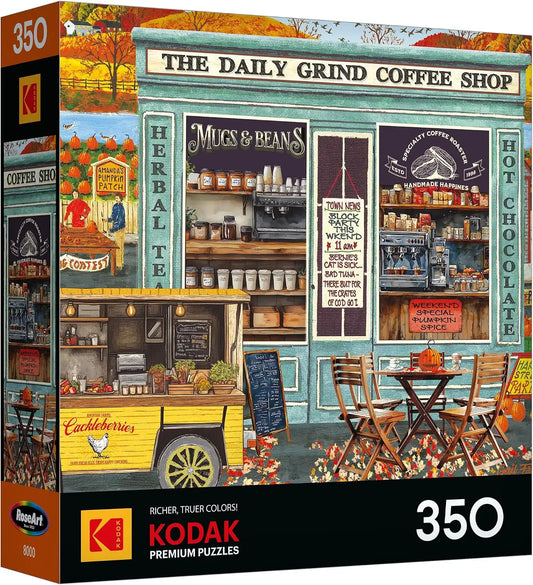 RoseArt Kodak Premium The Daily Grind 350 Piece Jigsaw Puzzle