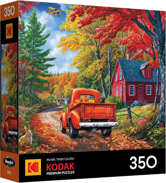 RoseArt Kodak Premium Maine Road 350 Piece Jigsaw Puzzle