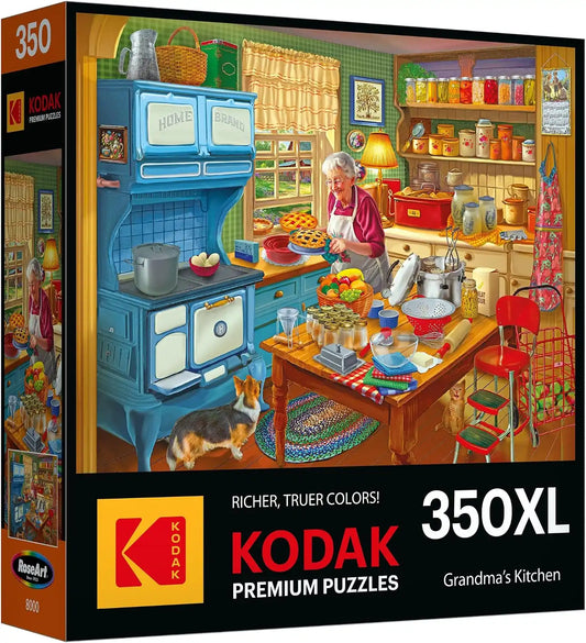 RoseArt Kodak Premium Grandma's Kitchen 350 Piece Jigsaw Puzzle for Adults