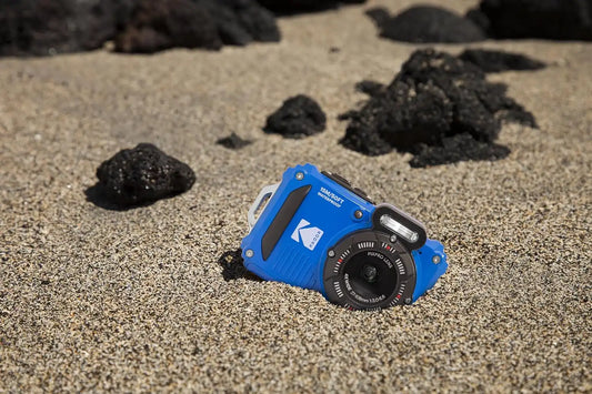 KODAK PIXPRO WPZ2 16MP Waterproof Digital Camera, 15m, 4X Zoom, Blue