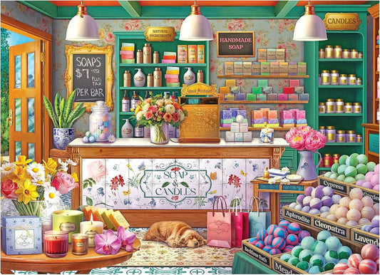 RoseArt Kodak Premium Soap & Candle Shop 1000 Piece Jigsaw Puzzle