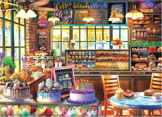 RoseArt Kodak Premium The Bakery 1000 Piece Jigsaw Puzzle for Adults