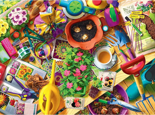 RoseArt - Kodak Premium Cork - Inside The Gardener's Shed - 1000 Piece Jigsaw Puzzle for Adults
