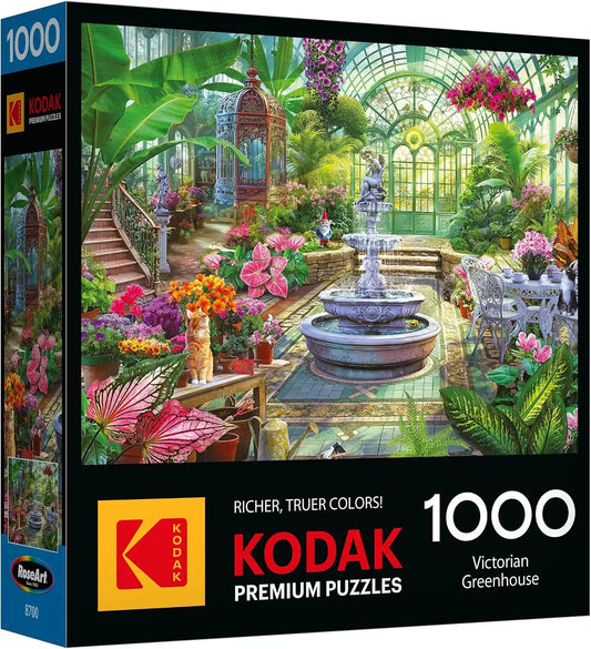 RoseArt Kodak Premium Victorian Greenhouse 1000 Piece Jigsaw Puzzle