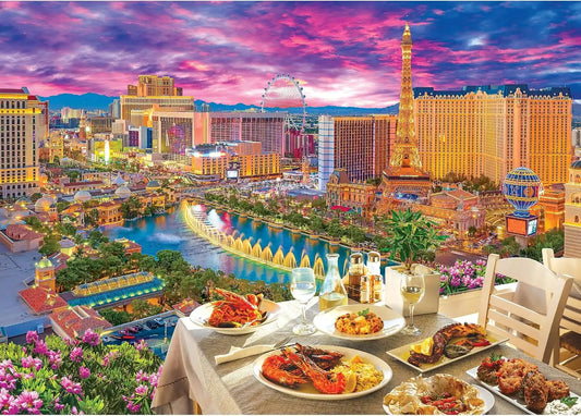 RoseArt Kodak Premium La Vida Las Vegas 3000 Piece Jigsaw Puzzle for Adults