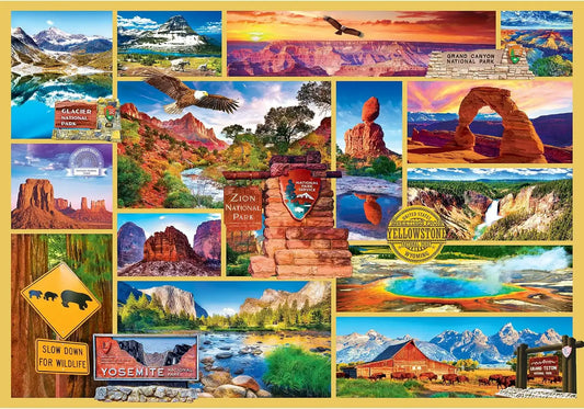 RoseArt - Kodak Premium - US National Parks - 1500 Piece Jigsaw Puzzle for Adults