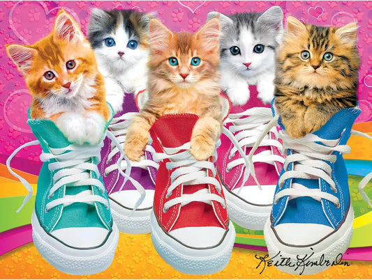 RoseArt - Kodak Premium - Sneaky Kats II - 350 Piece Jigsaw Puzzle for Adults