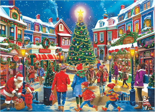 RoseArt Kodak Premium Christmas Village 1000 Piece Jigsaw Puzzle for Adults