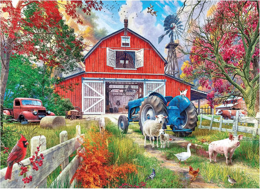 RoseArt Kodak Premium Big Country Barn 1000 Piece Jigsaw Puzzle for Adults