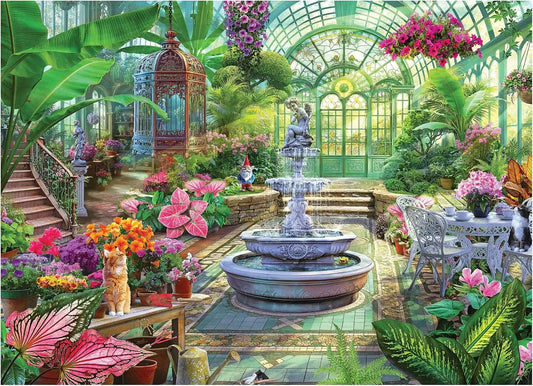 RoseArt Kodak Premium Victorian Greenhouse 1000 Piece Jigsaw Puzzle