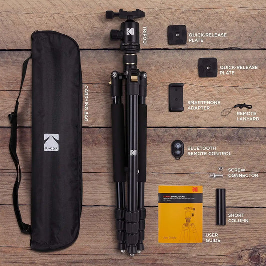 KODAK 63-Inch 2-in-1 Tripod & Monopod, Bluetooth Remote