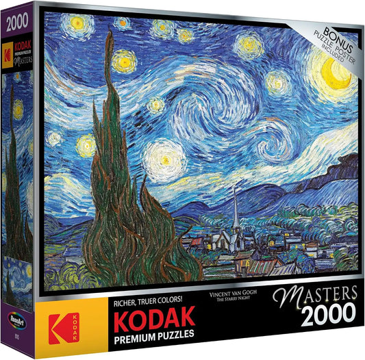 RoseArt Kodak Premium Masters The Starry Night Jigsaw Puzzle, 2000 Piece