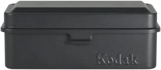 KODAK 120/135 Film Case - for 8 Rolls of 120 Films / 10 Rolls of 35mm Films - Retro Steel Case to Sort & Safeguard Film (Black) (Film is not Included)
