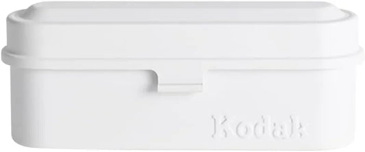KODAK Film Case - for 5 Rolls of 35mm Films - Compact, Retro Steel Case to Sort and Safeguard Film Rolls (White) (Film is not Included)