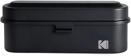 Kodak Steel 35mm FIlm Roll Case, Holds 5 Rolls (All Black)