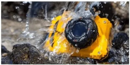 KODAK PIXPRO WPZ2 16MP Waterproof Digital Camera, 15m, 4X Zoom, Yellow