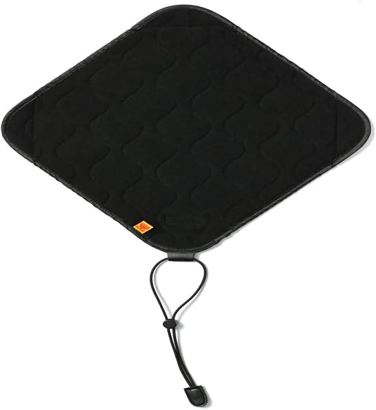 KODAK Camera Wrap Size M 31x31cm - Water-Resistant, Anti-Scratching and Dust-Free Protective Cloth for Mirrorless Camera, Compact Camera, Prime Lens (Black) [ONE item]