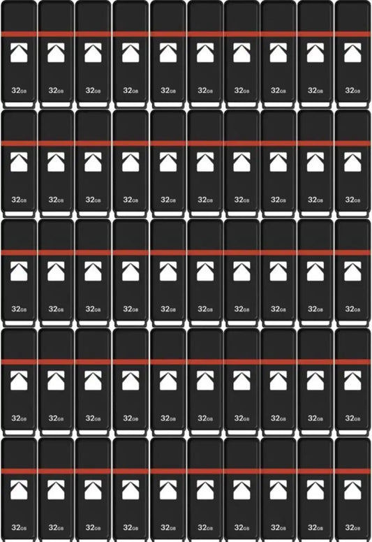 Kodak USB2.0 K100 32GB USB Flash Drive 50-Pack